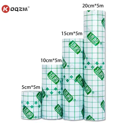 Прозрачная лента, полиуретановая пленка, клейкий пластырь, водостойкая противоаллергическая фиксирующая лента для повязки на рану, аварийная защита