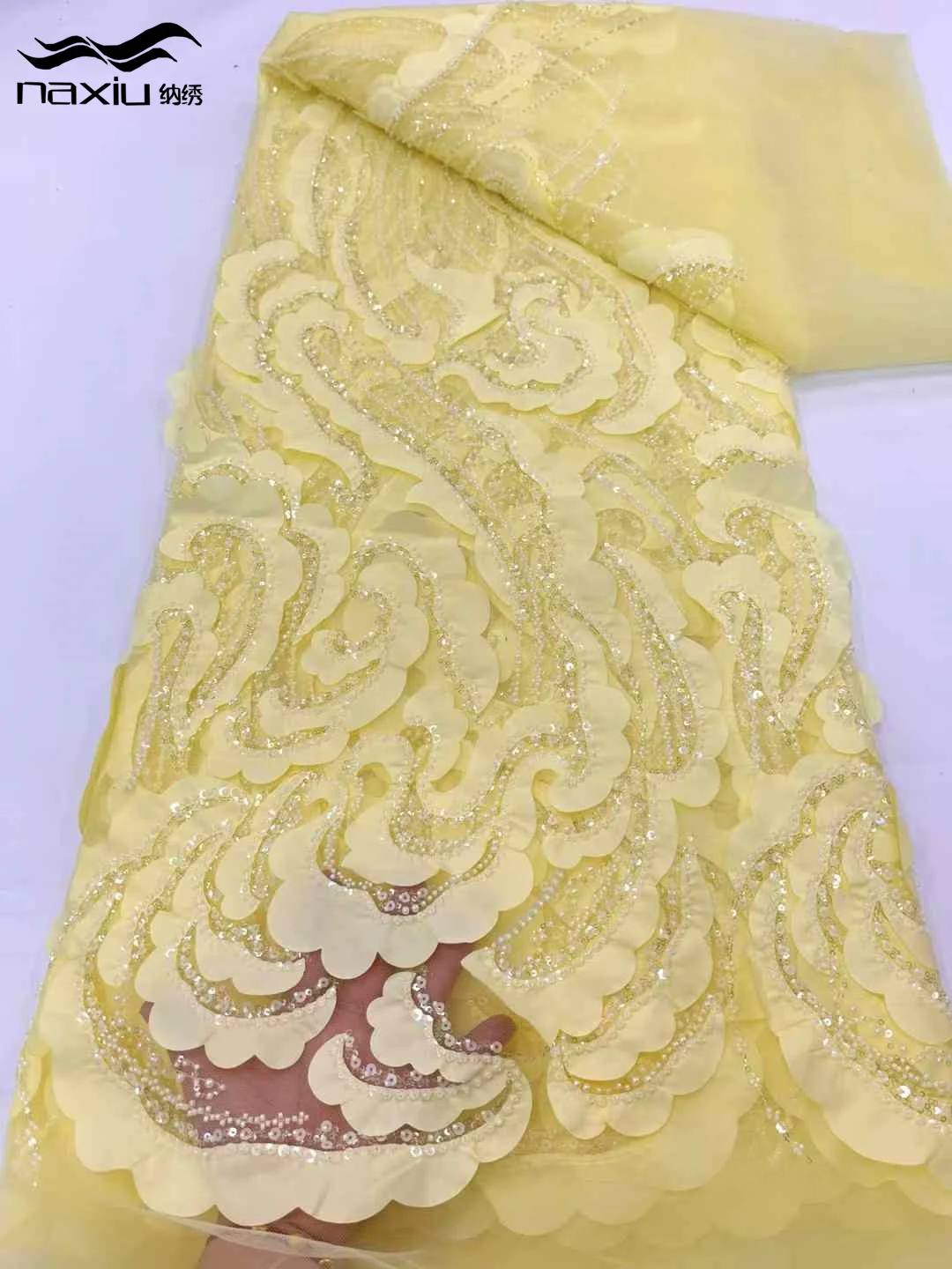 Новейшая тюлевая кружевная ткань Madison высокое качество 2024 африканская сетчатая с