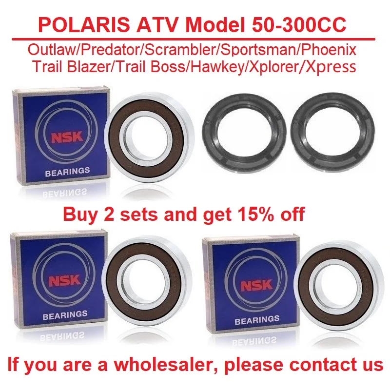 Колесный Подшипник для Polaris Outlaw Predator Scrambler Sportsman Phoenix Trail Blazer Boss Hawkey Xplorer 50 90 200 250 300 |