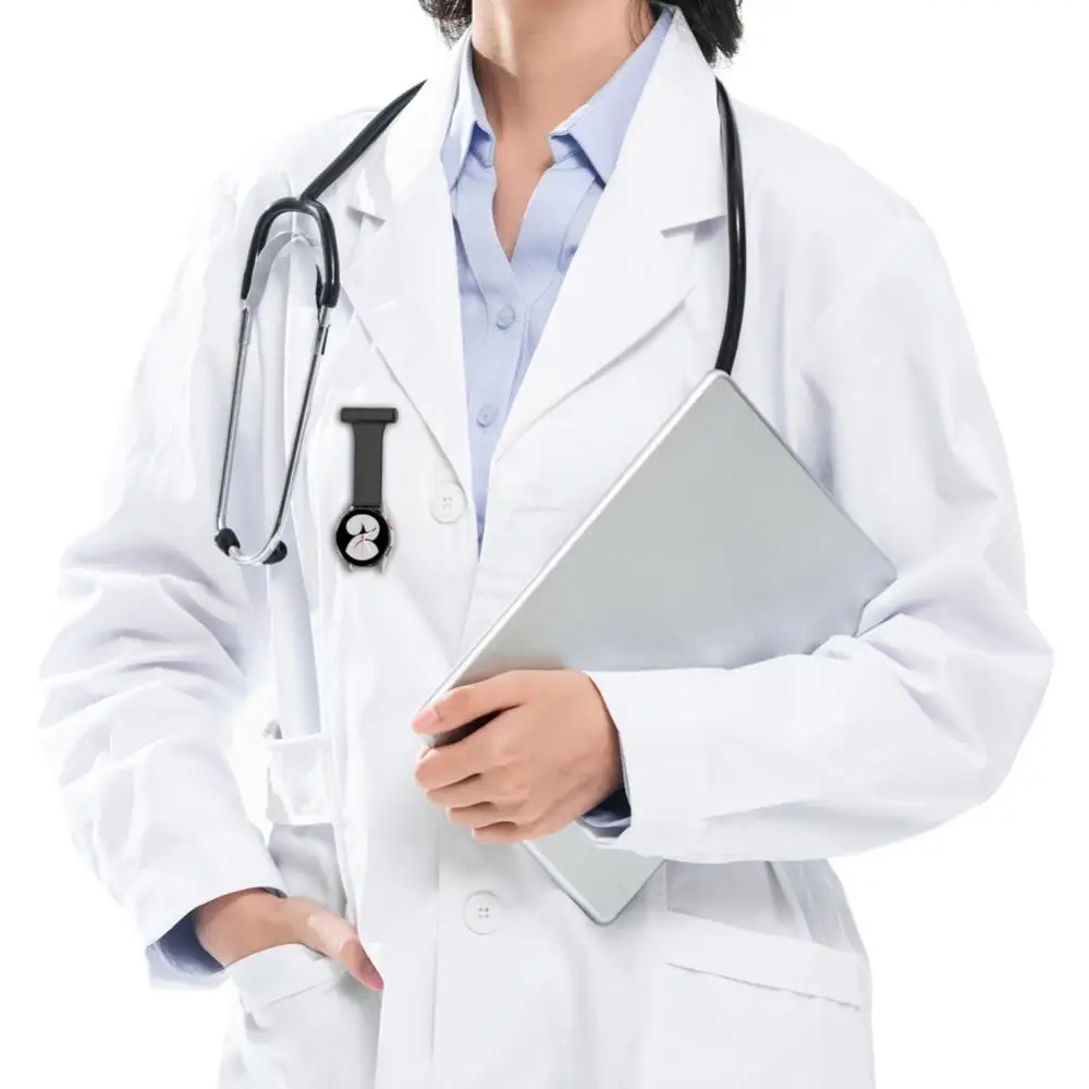 Универсальный силиконовый ремешок 20 мм медсестринский пин умные часы браслет