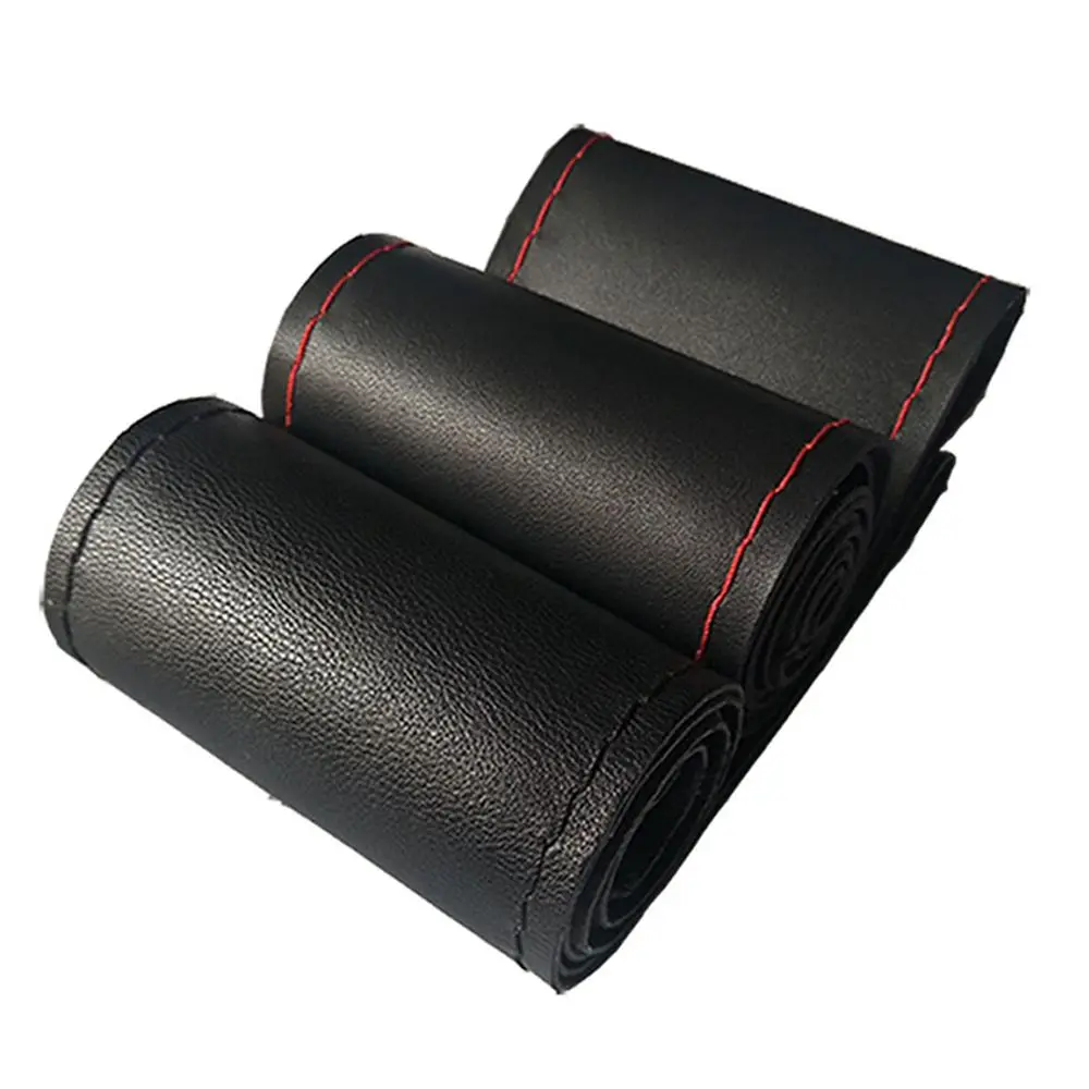 

Противоскользящий чехол из искусственной кожи для автомобиля с иглой и нитью