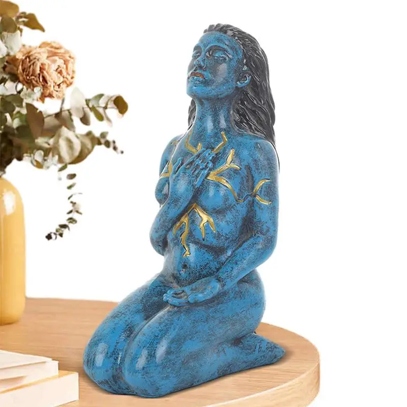 

Goddess Sculpture Self Love Shaping Spirit Godness Sculpture Resin Craft Healing Series figurine statue for table ornaments Gift