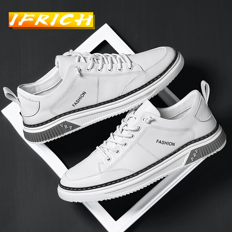 Лидер продаж мужская повседневная обувь на плоской подошве кожаные повседневные