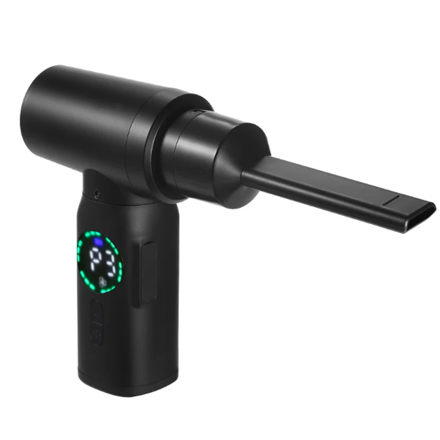 Пылесос для сжатого воздуха с щеточным двигателем цифровым экраном 100 Вт 7500 мАч