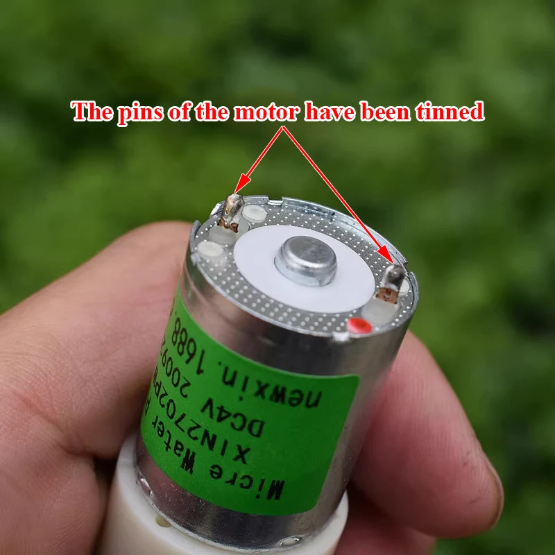 Маленький мини-водяной насос 370 постоянного тока 3 В 4 5 6 микро-мембранный 27 мм