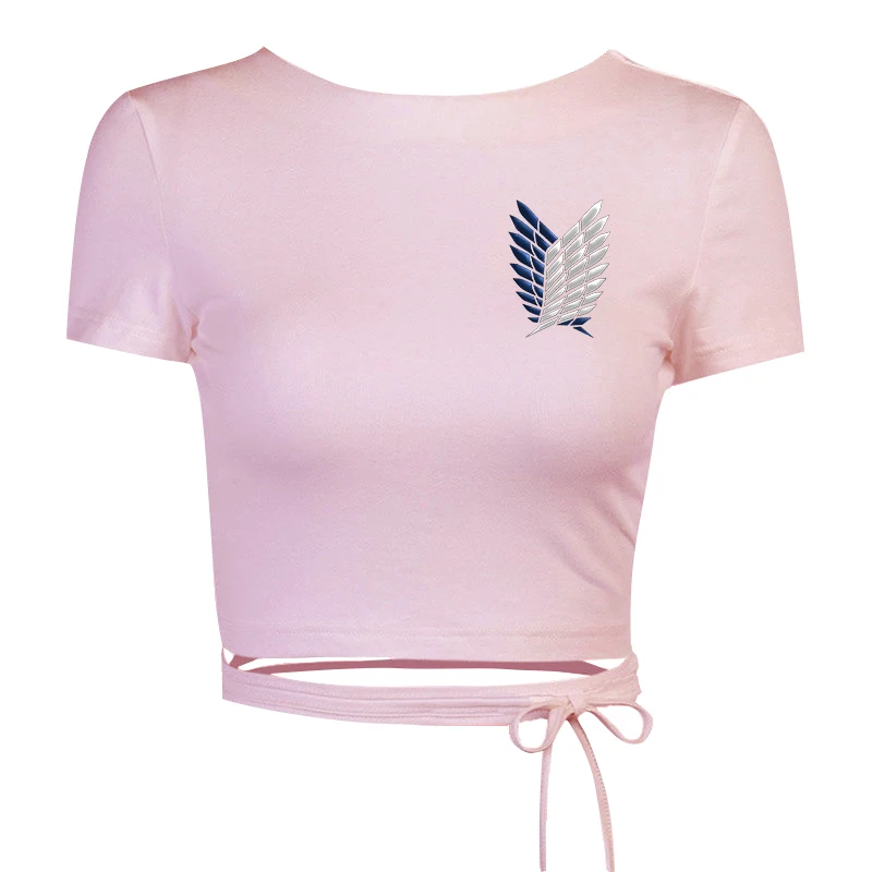 

Кроп-топ женский с коротким рукавом и открытой спиной, Y2k