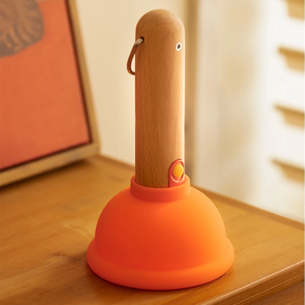 Плунжеры забавная Ночная функция плавное затемнение милая Туалетная плунжерная