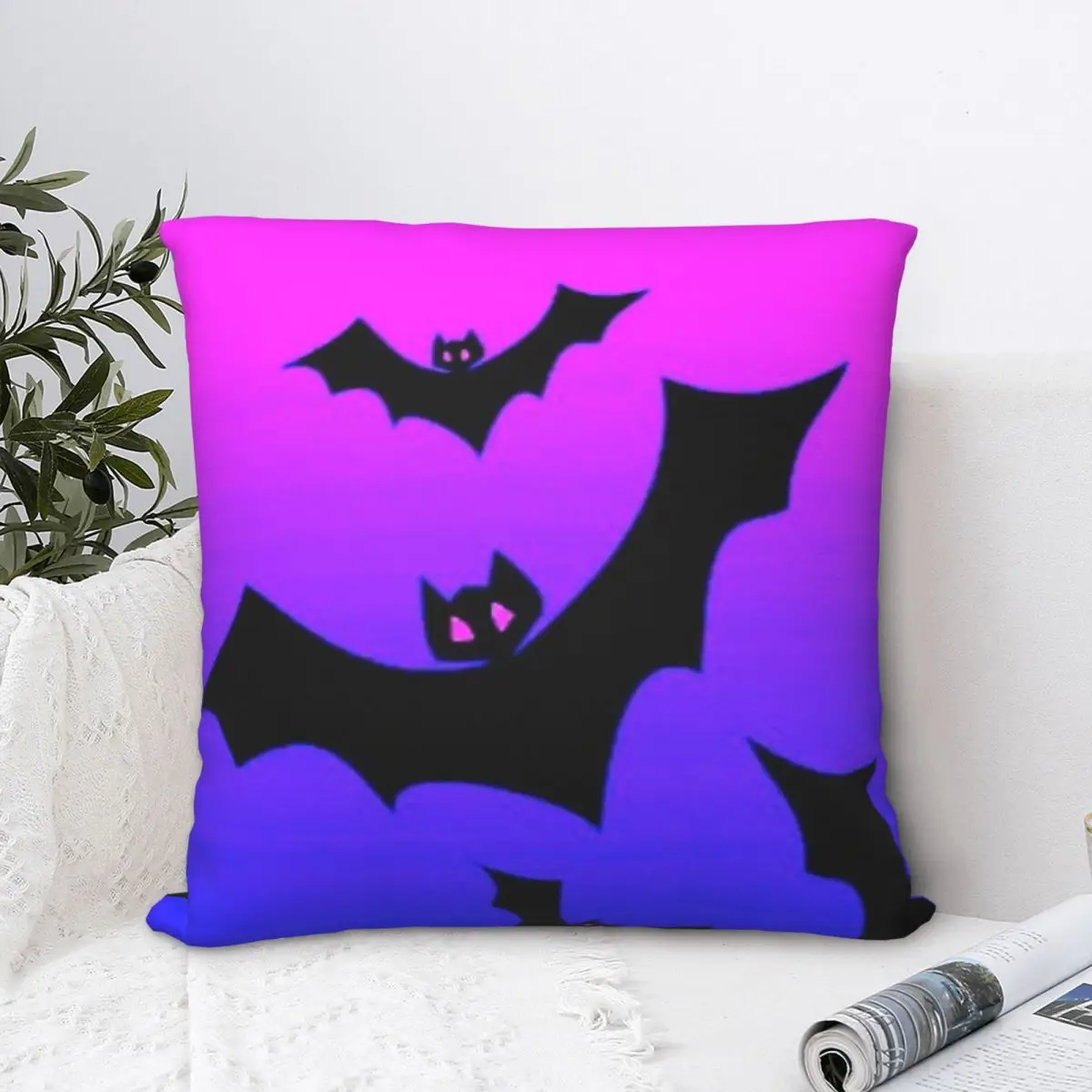 

October Throw Pillow Case Halloween Ghost Fear Pumpkin Short Plus Cushion Covers Home Sofa Chair Decorative Backpack