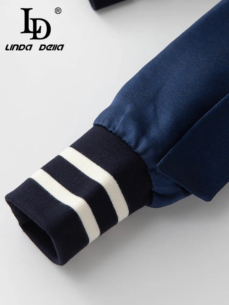 LD LINDA DELLA/комплект осенне-зимней итальянской роскошной юбки Женский комплект с