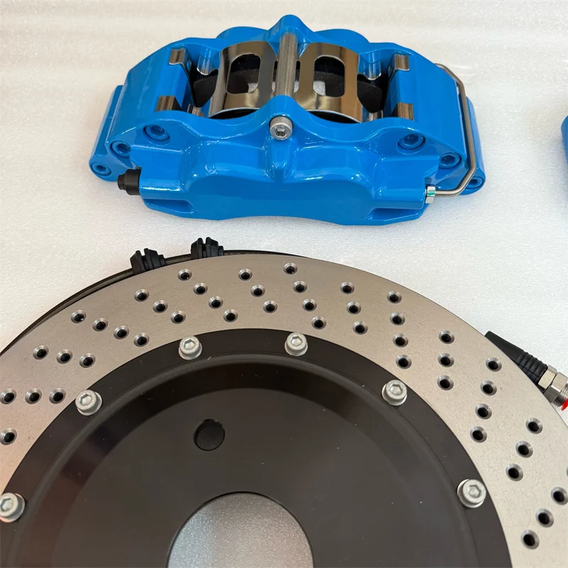 Фото Комплект тормозных суппортов Jekit 4 Pots (4 поршня) 330 мм для Fiat Abarth 500, передние, на диск 17 дюймов №2