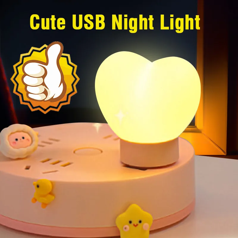 

USB-ночник, лампа для чтения, мини-светодиодный Ночной светильник, внешний аккумулятор, компьютерсветильник льник для чтения с защитой глаз д...