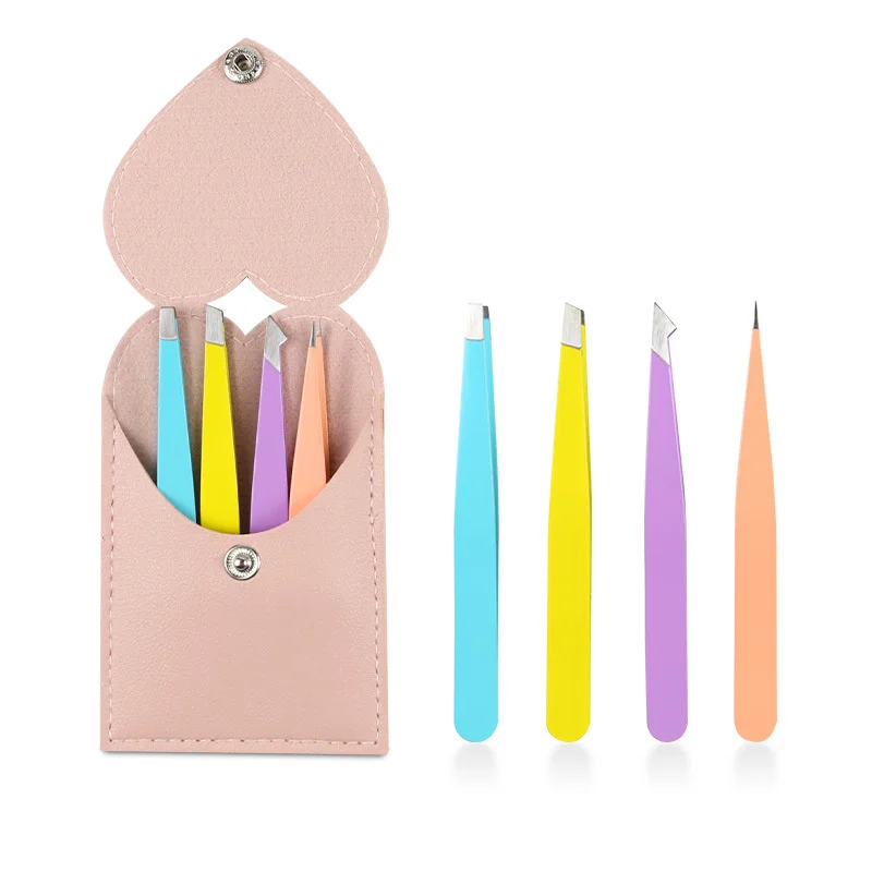 

4 шт., набор пинцетов для бровей