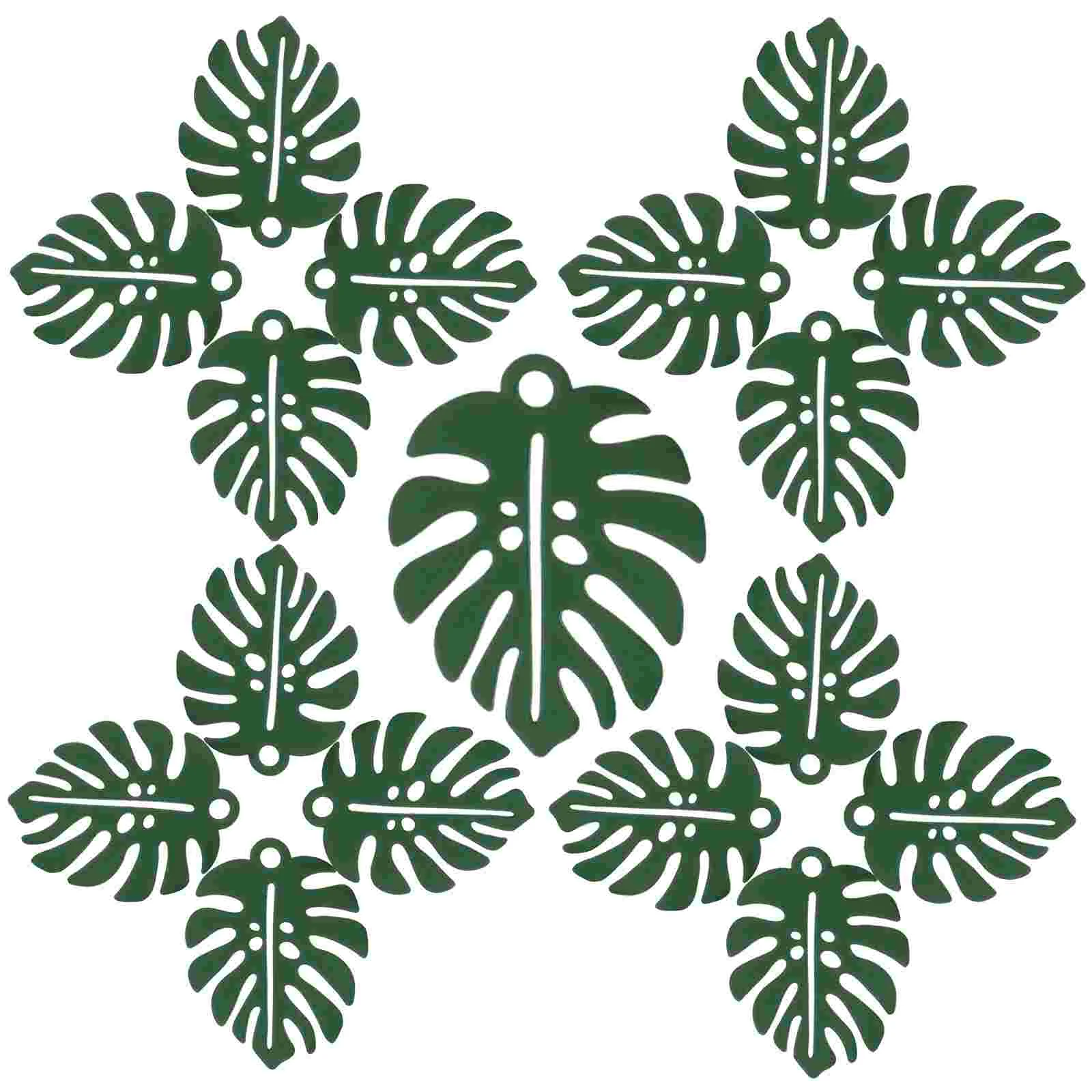 

50 шт., подвески в виде листиков