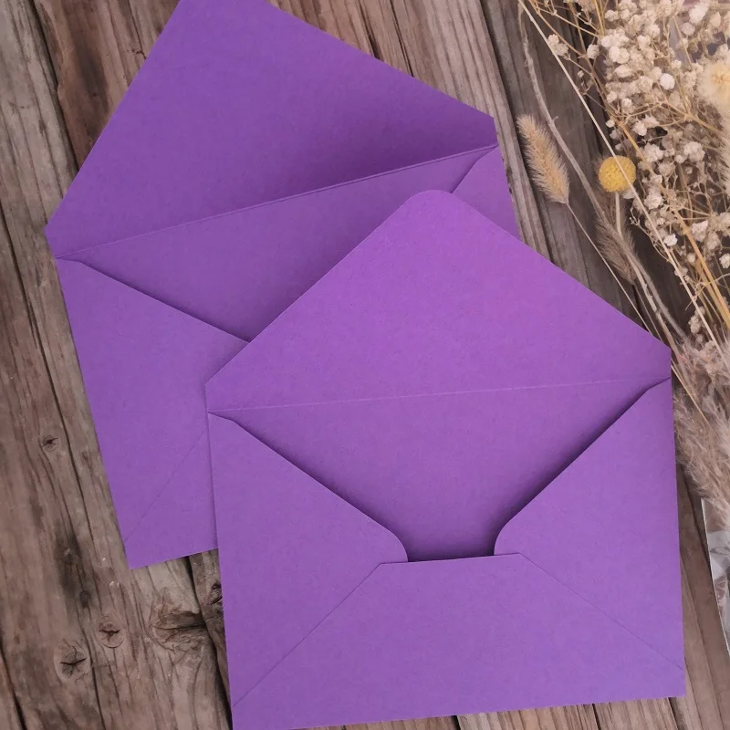 Пригласительные конверты формата А7 для карточек 5x7 дюймов лаванды фиолетовые