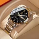 2022 New Top Brand Luxury Mens Watches Luminous Waterproof Stainless Steel Watch Quartz Men Date Calendar Business Wristwatch Other Image