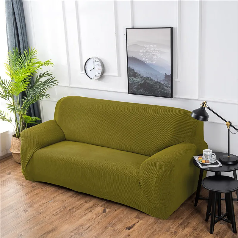 

Capital weaving universal knitted thick sofa suit single double three -person sofa set full covered full sofa cushion hot sales