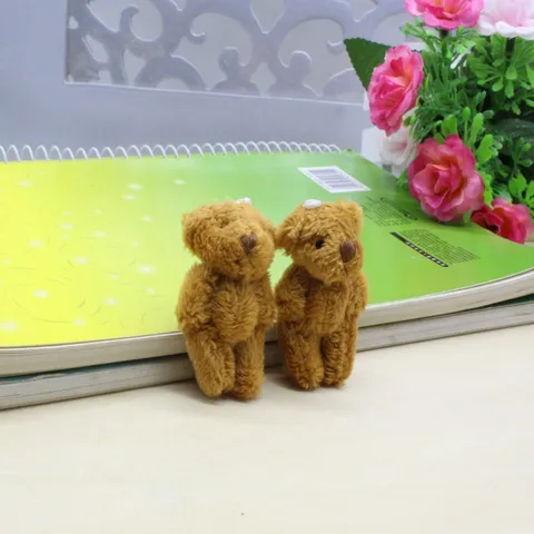 Миниатюрные плюшевые медвежонки 2 шт