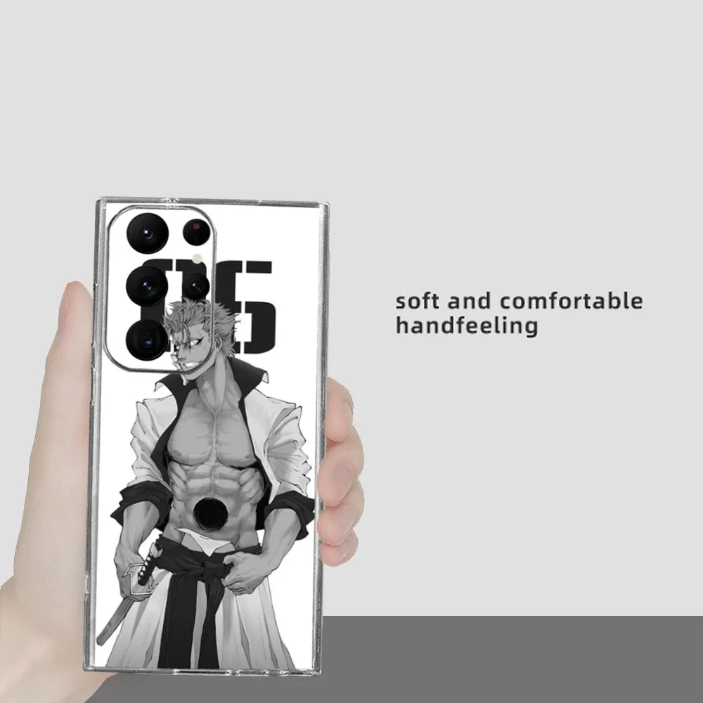 G-Grimmjow J-jaegerjaплос чехол для телефона Samsung Galaxy S24 Ultra S22 S23 S21 S20 5G защитный силиконовый