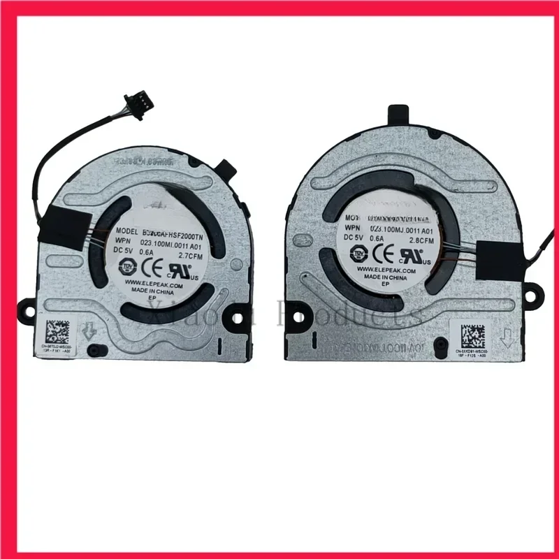 Вентилятор охлаждения ноутбука для Dell Inspiron 13 5310 Vostro Latitude 3320 вентиляторы