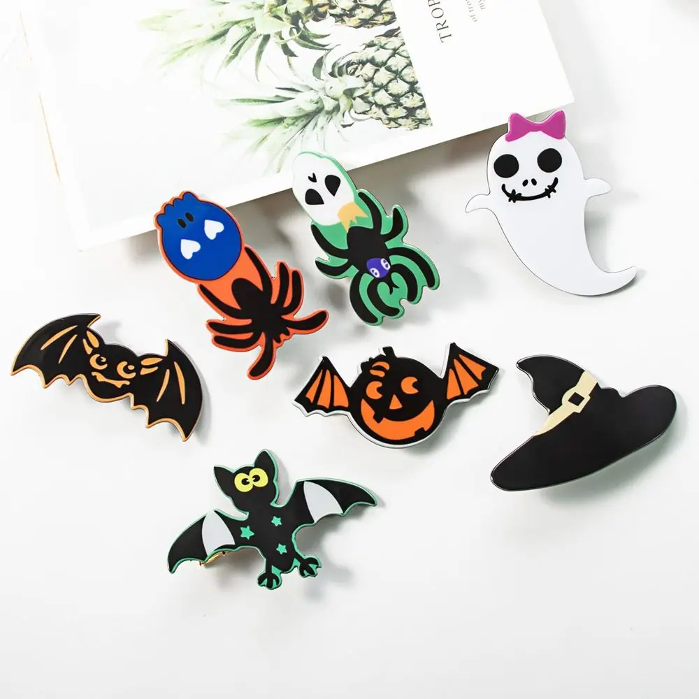 

Bat Halloween Ghost Hair Clip Creative Pumpkin Skull Korean Style Hairpin Party
