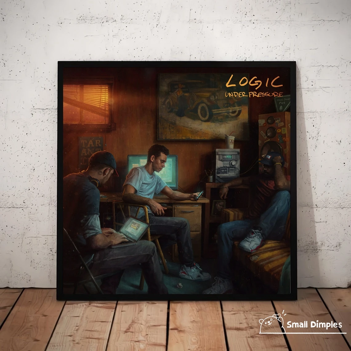 

Logic Under Pressure Music Album Cover Poster Canvas Art Print Home Decoration Wall Painting (No Frame)