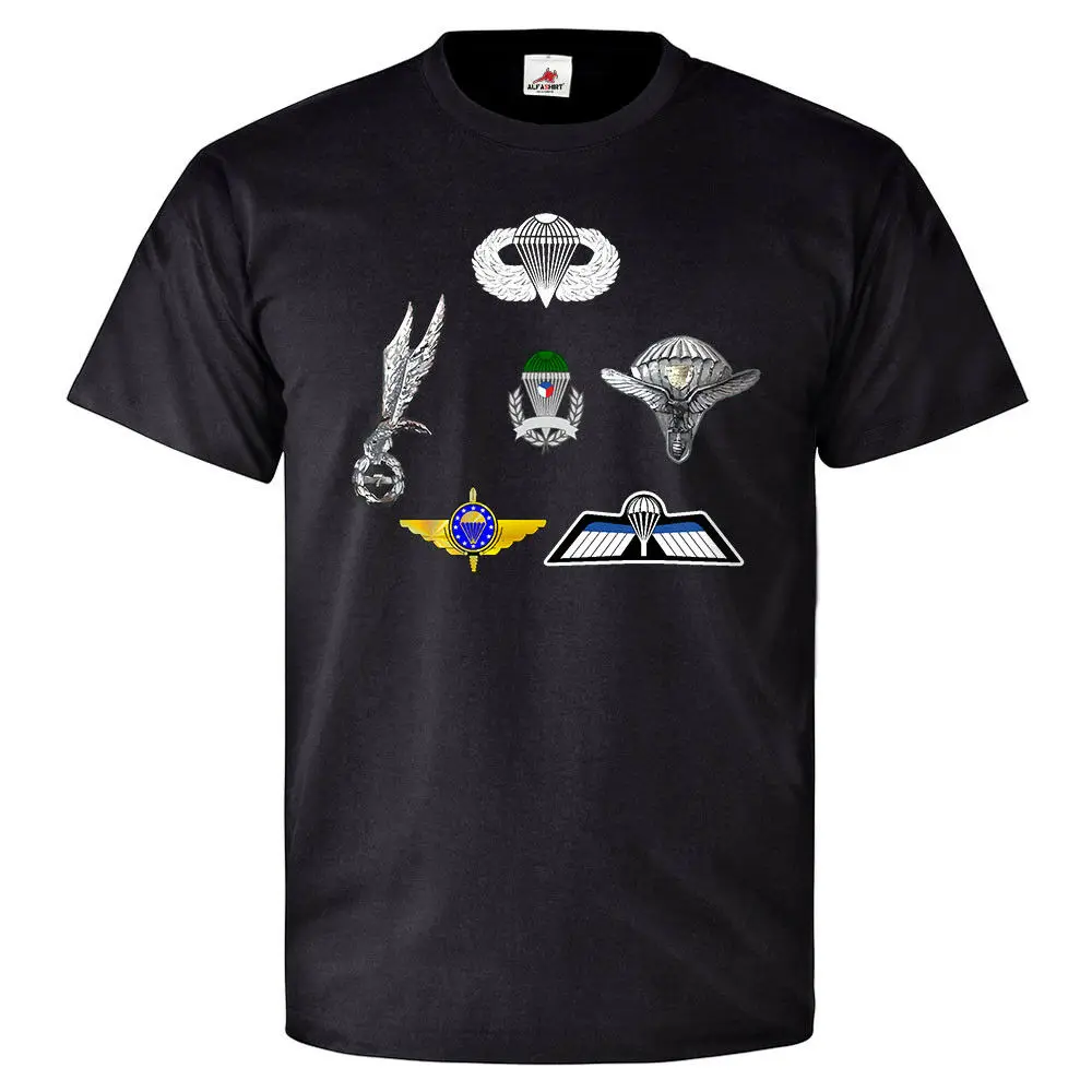 

Airborne Troop Paratrooper Badge T Shirt. Short Sleeve 100% Cotton Casual T-shirts Loose Top Size S-3XL