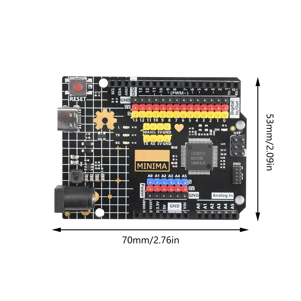 ESP32-S3 WIFI Edition Макетная плата для UNO Minima Type-C USB совместимая с контроллером обучения