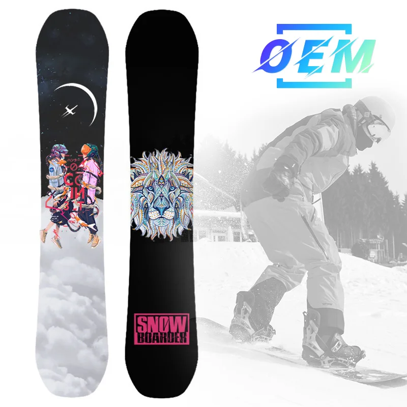 Winter Sports Snow Ski Equipment Set Custom Snowboard