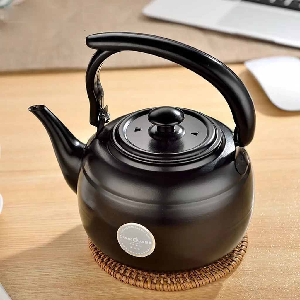 

2022New Steel Tea Kettle Coffee Tea Hot Water Pot Stovetop Teapot