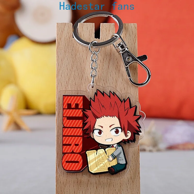

10 Pcs/lot My Hero Academia Anime Acrylic Keychain Izuku Midoriya Bakugou Figure Pendant Keyring Fans Gift Toy