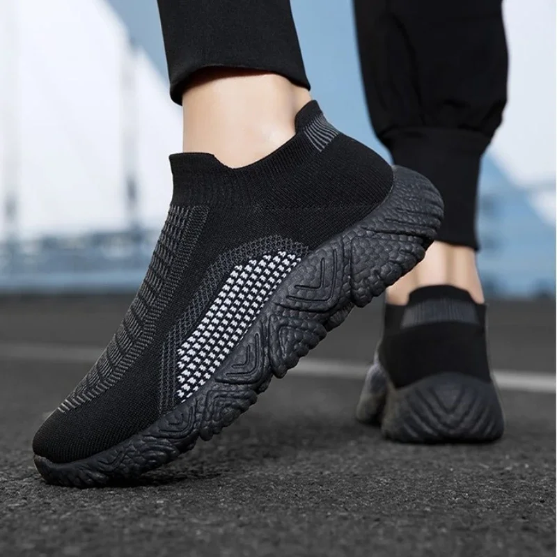 

Shoes for Men 2023 Hot Sale Slip on Men's Vulcanize Shoes Autumn Solid Net Grid Breathable Platform Casual Outdoor Shoes Men