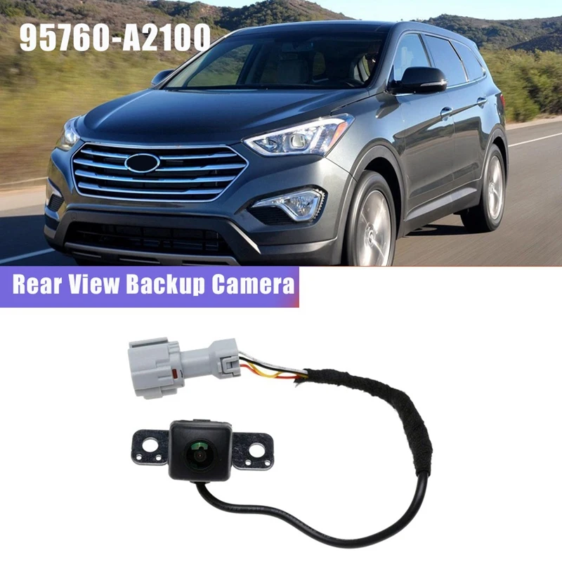 2X комплект автомобильных запчастей камера заднего вида 95760-A2100 95760A2100 для Hyundai Santa Fe