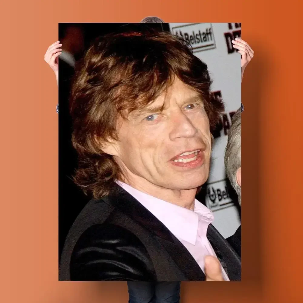 Плакат Mick Jagger Band холст художественный постер и настенная картина принт