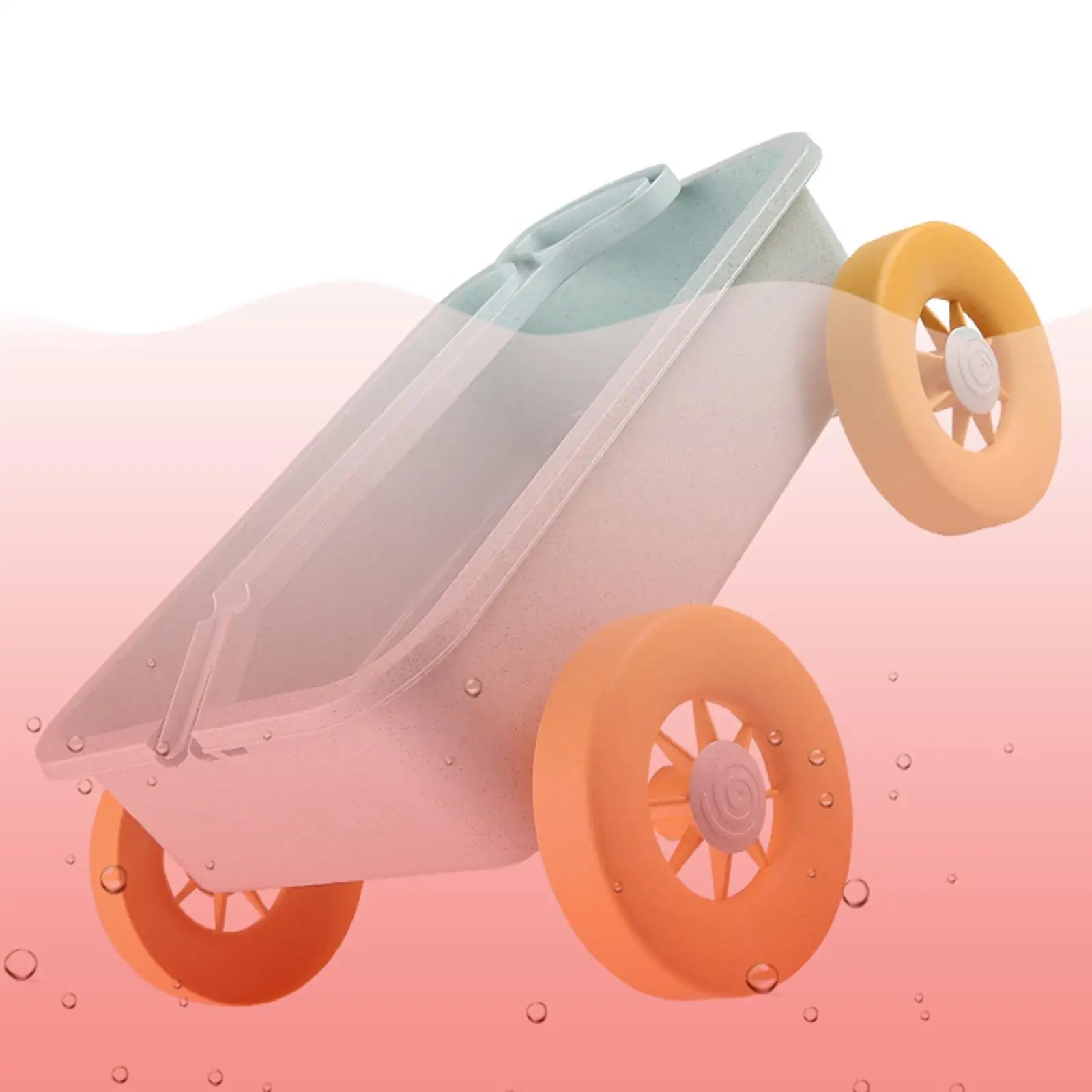 

Small Wagon Toys Beach Toy Motor Vehicles Play Wagon Garden Wagon Tools Toy Wheelbarrow for Holding Small Toys