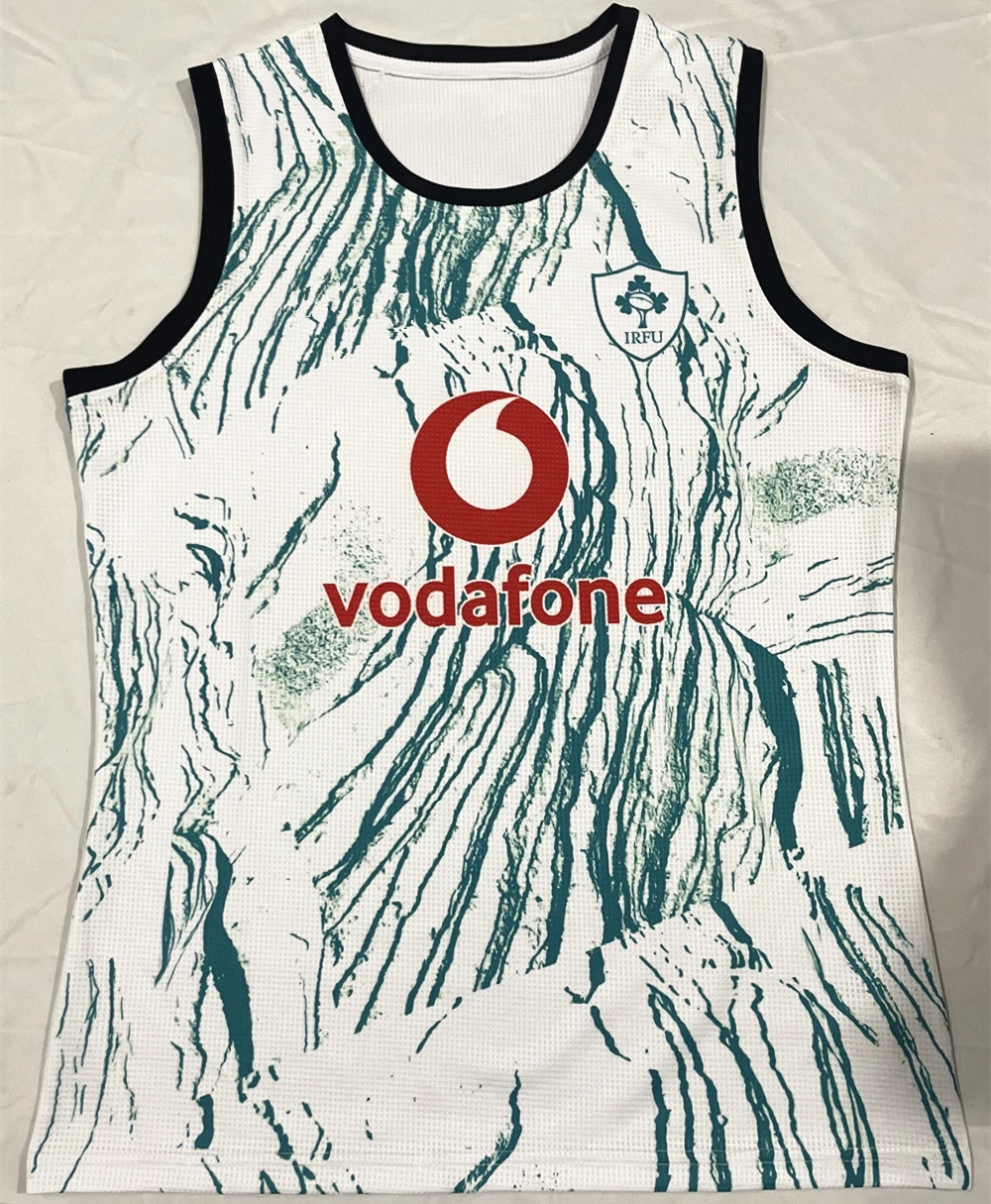 Ирландский жилет майка для регби рубашка на выезде 2024 футболка синглет S-5XL