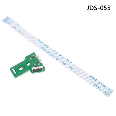 Печатная плата с USB зарядным портом для 12-контактного разъема JDS 011 030 040 055 14Pin 001, коннектор для контроллера PS4, 1 шт.