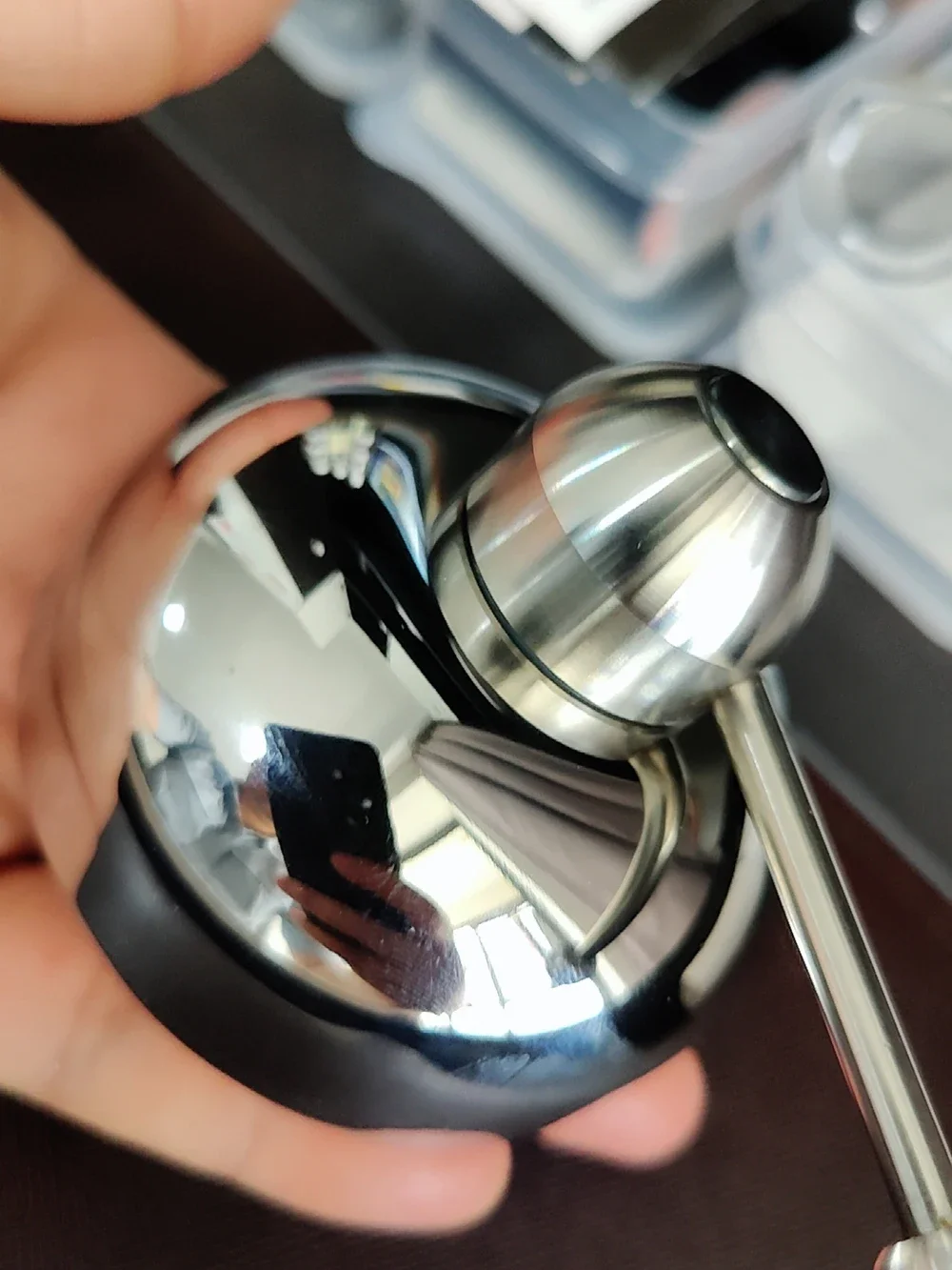 Регулируемая спиртовая лампа из нержавеющей стали 130 мл