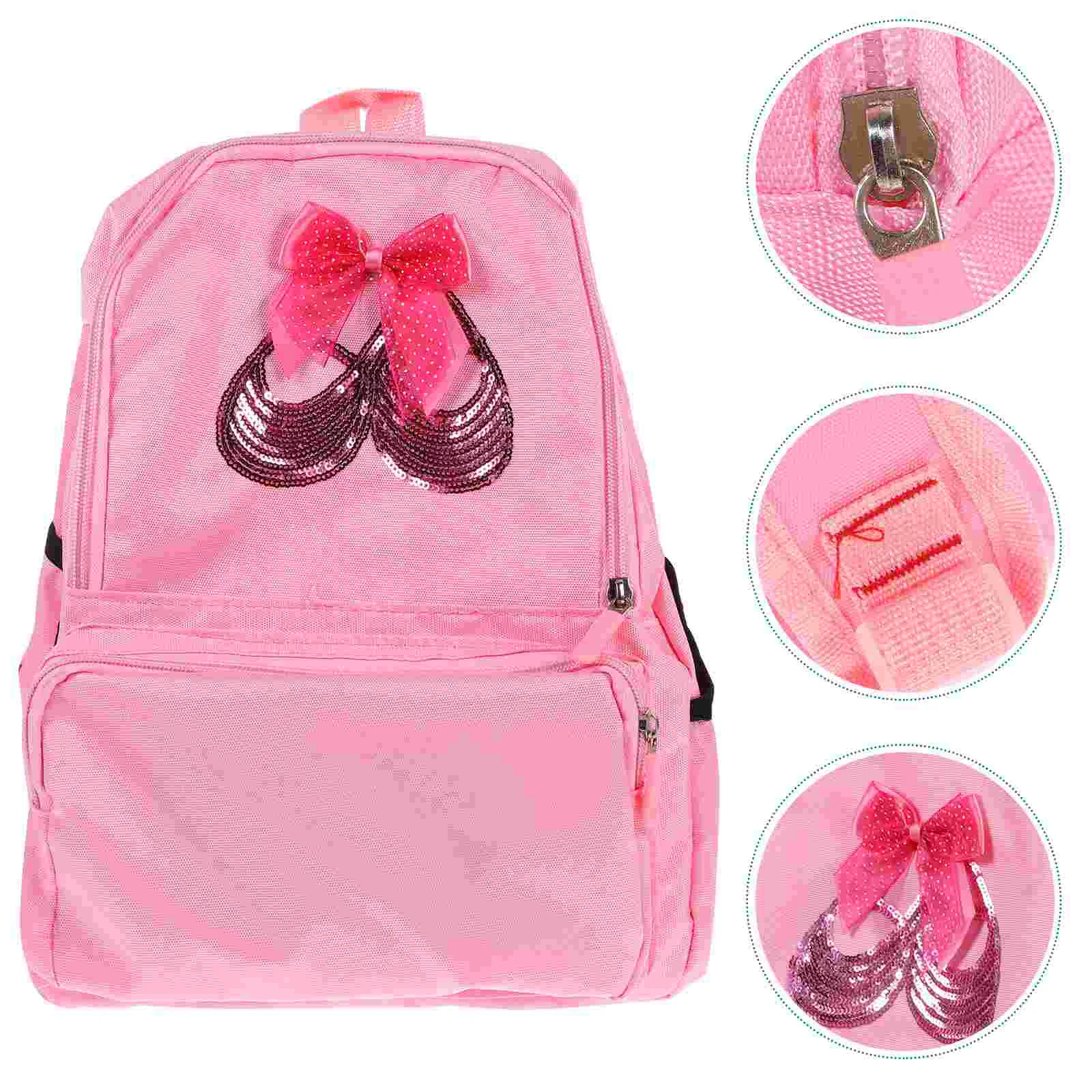 Girls Backpack Dance School Ballet Toddler Kids Backpacks Canvas Outfits Gifts Color Little Gym Gymnastics Outfit Tutu Shoe Toys