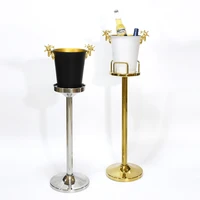 commercial iron plating process wine bucket stand champagne bucket cooler ice holder for bar tool