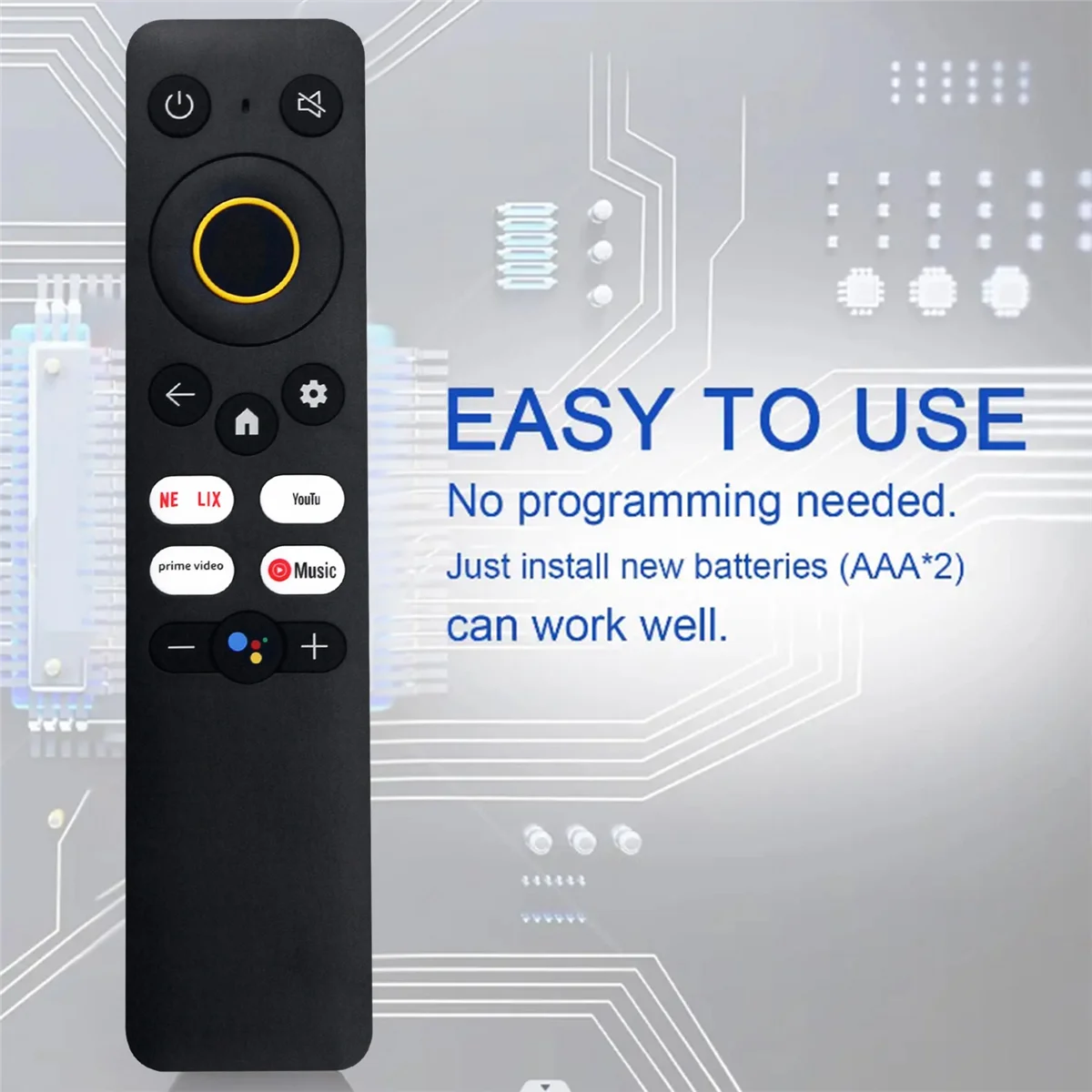 Замените голосовой пульт дистанционного управления REM-V1 для Realme TV Stick 4K RMV2105 Smart