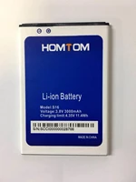 100 original s16 battery 3000mah replacement 5 5inch homtom s16 mobile phone battery