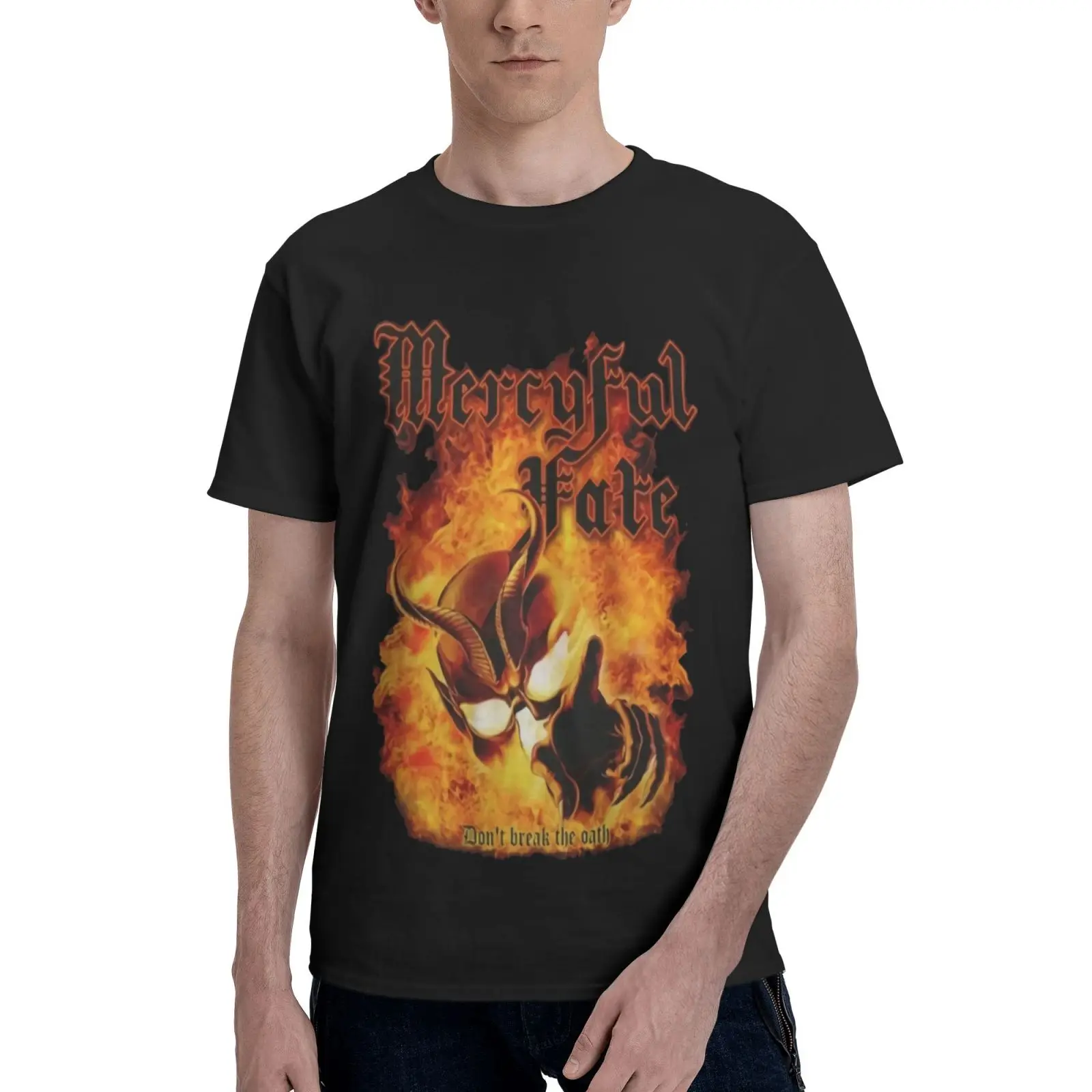 

Mercyful Fate Dont Break The Oath 4978 Oversized T-Shirt Manga T-Shirts Tshirt Men's T-Shirts Manga T-Shirt T-Shirts For Women