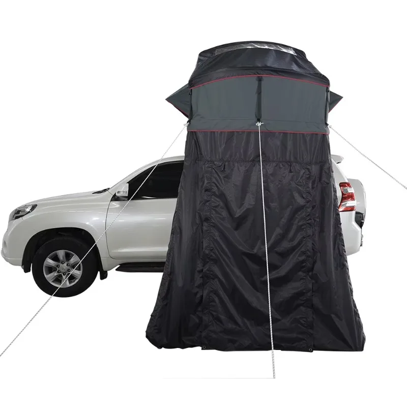 Фото Палатка на крышу автомобиля Sunday Campers Soft Rooftop Tent SRT15E для глэмпинга на природе с пристройкой-анексом №3
