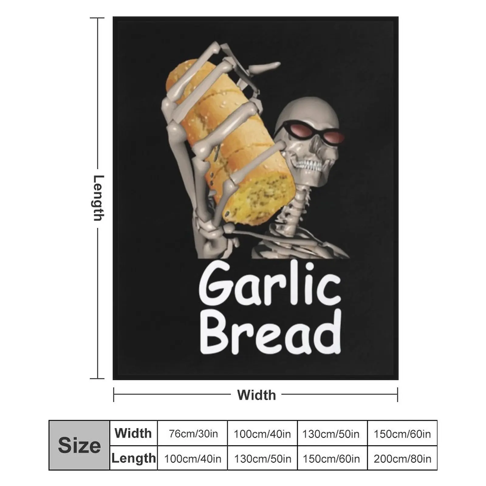 Футболка с чесноком и хлебом футболка со скелетом одеяла декоративные диваны