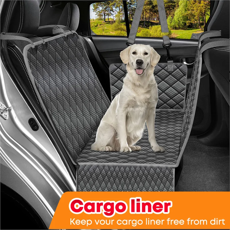 

Dog Carriers Waterproof Rear Back Pet Dog Car Seat Cover Mats Hammock Protector travel dog accessories