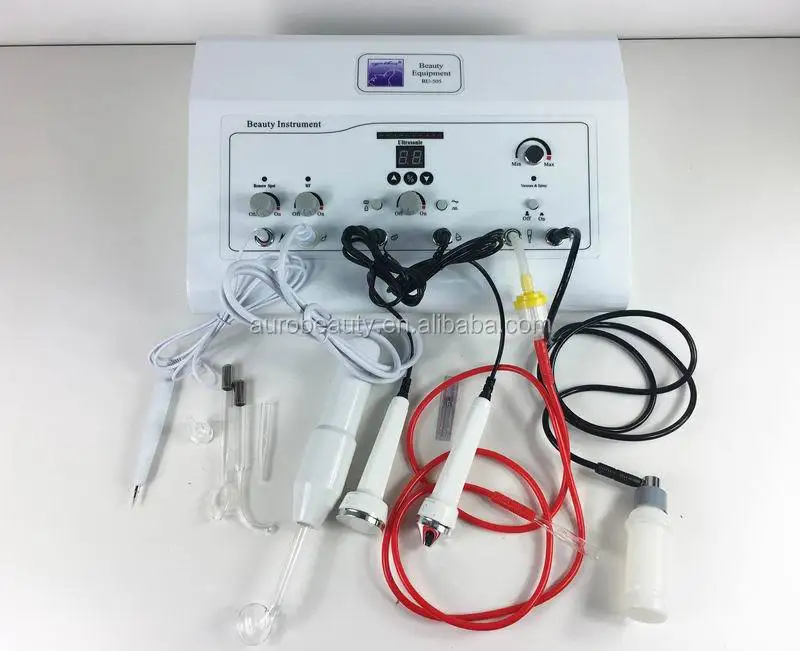 

AU-505 Best selling face lift Multifunctional 5 in 1 Skin Rejuvenation Galvanic High Frequency esthetician equipment
