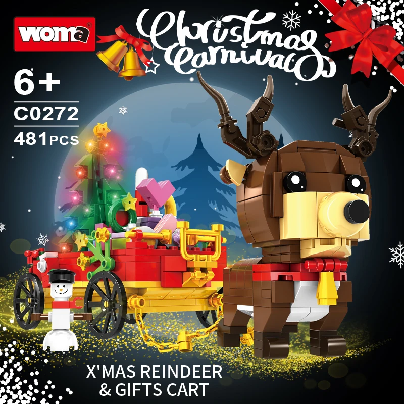 

WOMA Reindeer Elk Gift Car - Enhance Parent Child Interaction with this Unique and Fun Toy