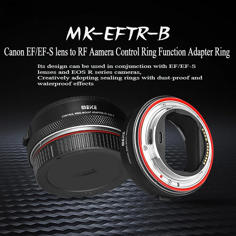 Фото Автофокус Meike MK-EFTR-B, совместимый с объективом Canon EF/EF-S и переходное кольцо с функцией автоматического управления Canon EOSR №1