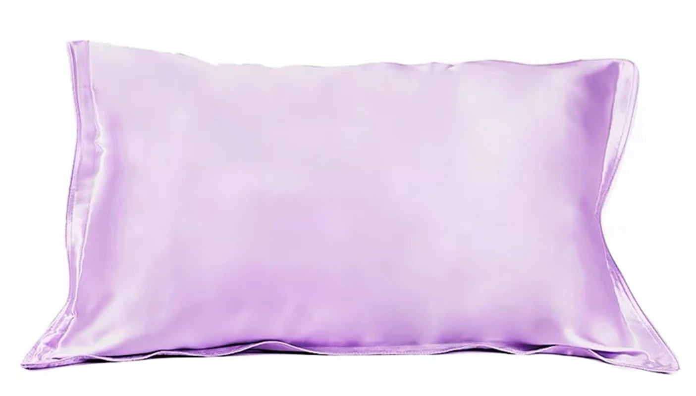 

2 Pieces 16 mm Silk Pillowcases 100% Mulberry Silk Ivory Beige Coffee Pink Purple Colors Double 74 x 48 cm Ordinary on sale