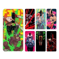 case for redmi note 7 8 8t 9s cover for redmi note 9 10 pro max 10s 6 5 9t transparent printing coque anime chainsaw man